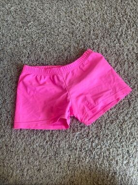 Neon Pink Women's Spandex Shorts
